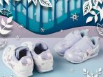 アシックスジャパン、ディズニーの「アナと雪の女王2」をモチーフにした子ども靴