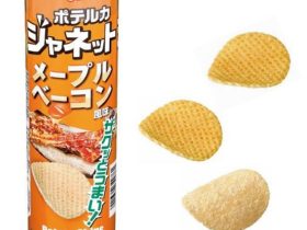 ブルボン、成型ポテトチップス「ジャネット」シリーズから「ジャネットメープルベーコン風味」を期間限定発売