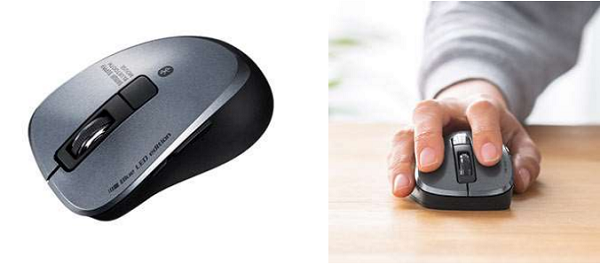 サンワサプライ、「サンワダイレクト」で5ボタン仕様の小型Bluetoothマウスを発売