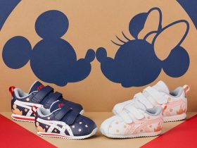 アシックスジャパン、Disney「MICKEY & MINNIE」をモチーフにした子ども靴を発売