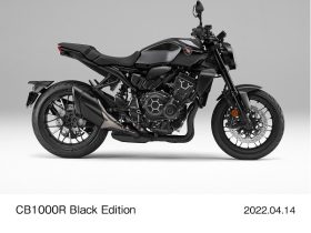 ホンダ、大型ロードスポーツバイク「CB1000R Black Edition」を発売