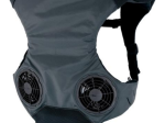 TJMデザイン、ハーネスの下に着用するベストタイプのファン式熱中症予防対策パッドを発売
