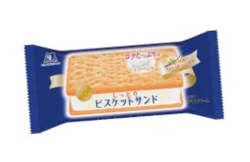森永製菓、「ビアードパパ」とコラボした「ビスケットサンド＜パイシュークリーム味＞」を期間限定発売