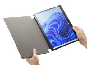 サンワサプライ、Surface Pro 8専用の保護ケースと、スタンド機能付きショルダーベルトケースを発売