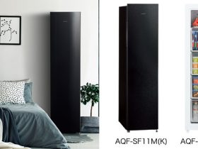 アクア、横幅36cmで設置場所に悩まず置けるセカンド冷凍庫 AQUA スリムフリーザー「AQF-SF11M」を発売