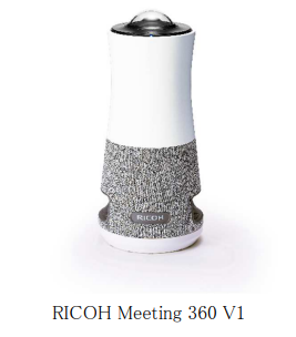リコー、360°カメラ搭載マイクスピーカー「RICOH Meeting 360 V1」を発売