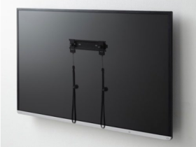 サンワサプライ、42型までのディスプレイを壁に設置可能な薄型ディスプレイ壁掛け金具を発売