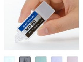 トンボ鉛筆、モノ消しデザインの修正テープ「モノポケット/MONO pocket」を発売