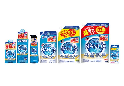 ライオン、衣料用液体高濃度洗剤「トップ スーパーNANOX」を改良発売