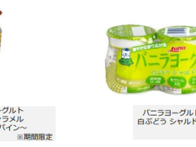 日本ルナ、「のむバニラヨーグルト クリーミーキャラメル 〜ほんのり香るパイン〜」などを期間限定発売