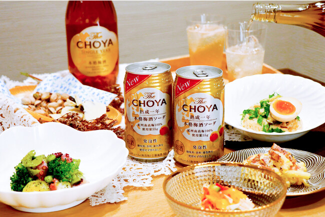 チョーヤ梅酒、「The CHOYA 熟成一年本格梅酒ソーダ」をセブン-イレブン関西地区2府4県にて先行新発売