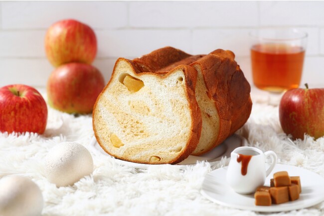 オールハーツ・カンパニー、「ねこねこ食パン キャラメルアップル」を販売