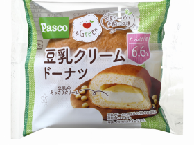 敷島製パン、「&Green」シリーズから「豆乳クリームドーナツ」を関東・中部・関西・中国・四国地区にて発売