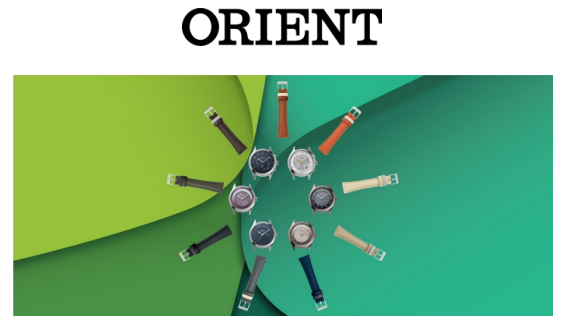 エプソン販売、「Orient」の「iO」から時計本体とバンドをカスタマイズできる商品本体6種類・バンド9種類を発売