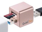 サンワサプライ、「サンワダイレクト」で自動バックアップ デバイス Qubii Duoの新色ローズゴールドを発売