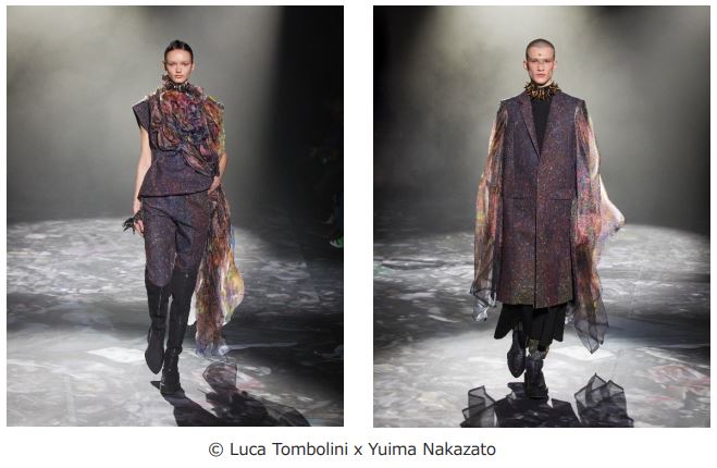 セイコーエプソン、YUIMA NAKAZATOによる古着からアップサイクルした新コレクション制作をサポート