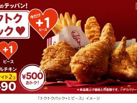 日本KFC、「トクトクパック4ピース(+1ピース)」などを期間限定販売