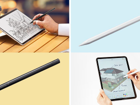 サンワサプライ、Apple iPadとMicrosoft Surface専用の充電式極細タッチペンを発売