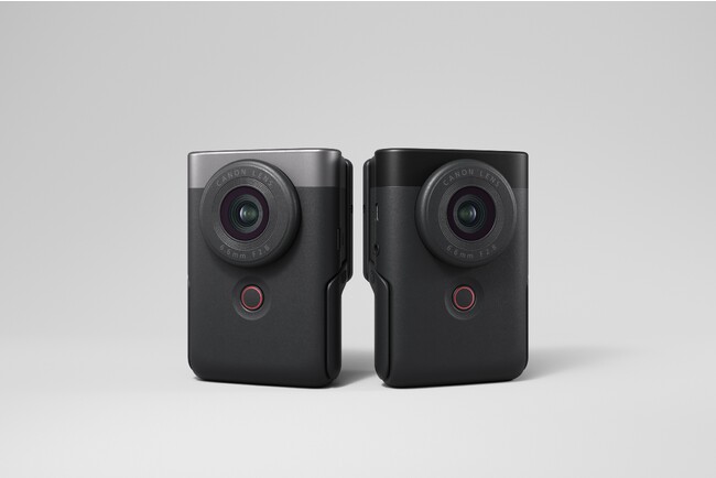 キヤノン、スマホライクな縦型デザインのVlogカメラ「PowerShot V10」を発売