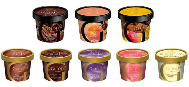 ゴディバ、「カップアイス」から季節限定フレーバーを発売し「アイスギフトセット」と「カップアイス」をリニューアル