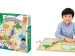 学研HD、学研ステイフルが「木製パズル 日本地図」をリニューアル発売