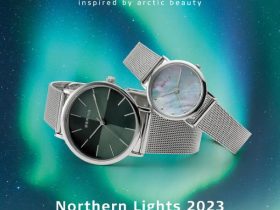 リズム、アイ・ネクストジーイーがBERINGから北極のオーロラをイメージした腕時計2型を発売
