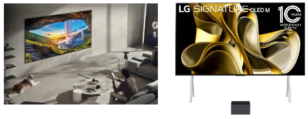 LGエレクトロニクス、4K120Hzワイヤレス有機ELテレビ「OLED M3」を発売