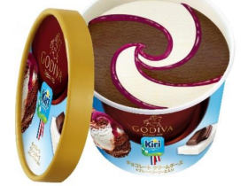 ゴディバ、「キリ」とのコラボから誕生したアイス2種類を数量限定販売