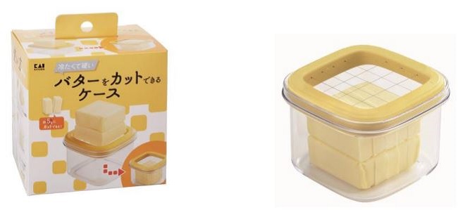 貝印、「冷たくて硬いバターをカットできるバターケース」を発売