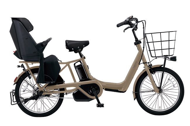 パナソニックサイクルテック、幼児2人同乗用電動アシスト自転車「ギュット・アニーズ・DX・押し歩き」を発売