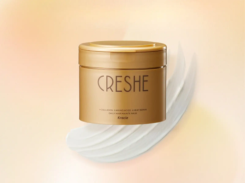 クラシエ、「CRESHE」から毎日使えるスペシャルケアマスク「デイリーヘアメンテマスク」を発売