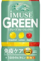 キリンビバレッジ、プラズマ乳酸菌入り飲料「キリン iMUSE（イミューズ） グリーン」を発売