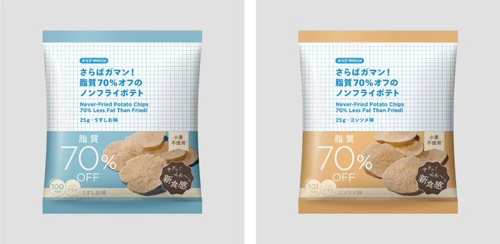 ウエルシア薬局、「さらばガマン！脂質70％オフのノンフライポテト」を発売