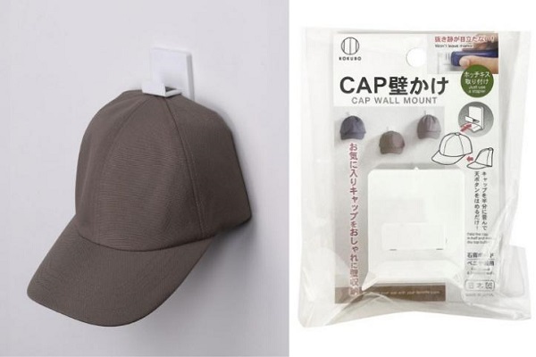 小久保工業所、ホッチキスで壁に取り付けるフック「CAP壁かけ」と「ぬき跡極小フック」小2個入・大を発売