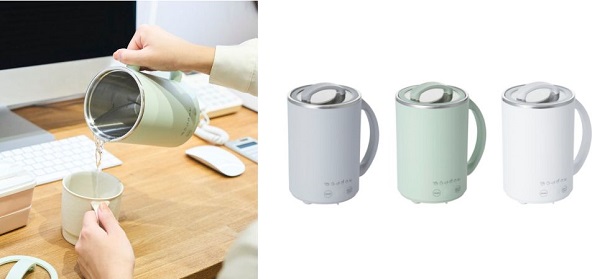 エレコム、マグカップ型電気なべ「Cook Mug」の大容量サイズ「Cook Mug plus」を発売