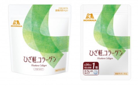 森永製菓、機能性表示食品の「ひざ軽コラーゲンサプリ」を発売