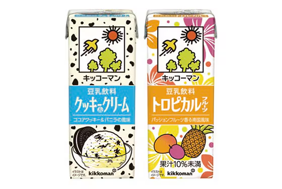 キッコーマンソイフーズ、「キッコーマン 豆乳飲料 クッキー&クリーム」などを発売