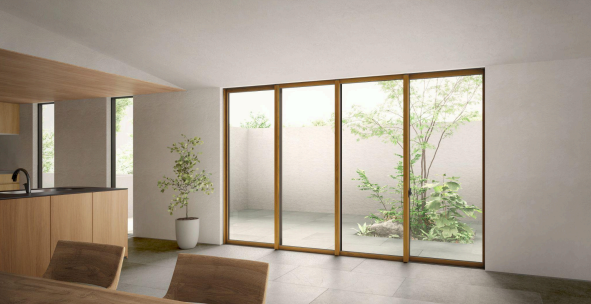 LIXIL、「TW」シリーズより国産ヒノキの無垢材とアルミを使用した高性能窓「TW WOOD」を発売