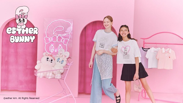 ジーユー、「エスターバニー」とのコラボコレクションを販売開始