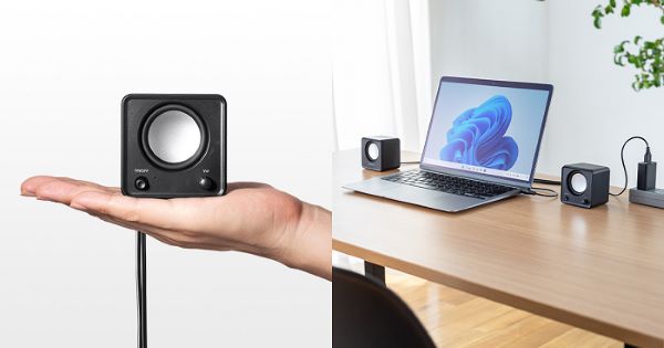 サンワサプライ、コンパクトなUSB電源スピーカー「MM-SPL23UBK」を発売