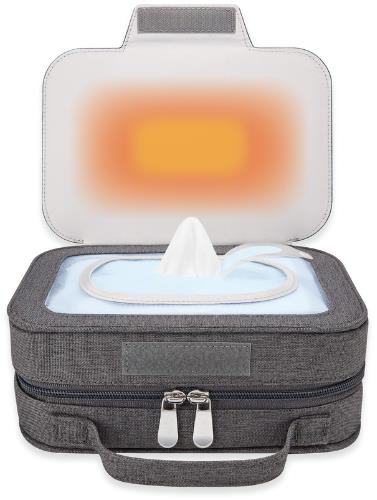 コンビ、おしりふきあたため器シリーズから外出先にも携帯できる「クイックウォーマーポシェット」を発売