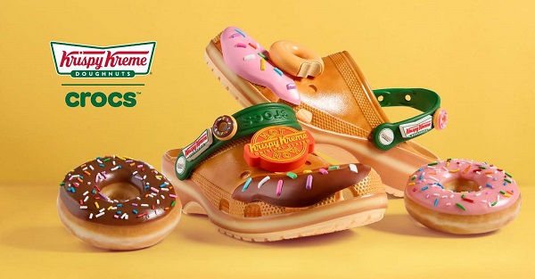 クロックス、「クリスピー・クリーム・ドーナツ」とのコラボレーションコレクションを発売開始