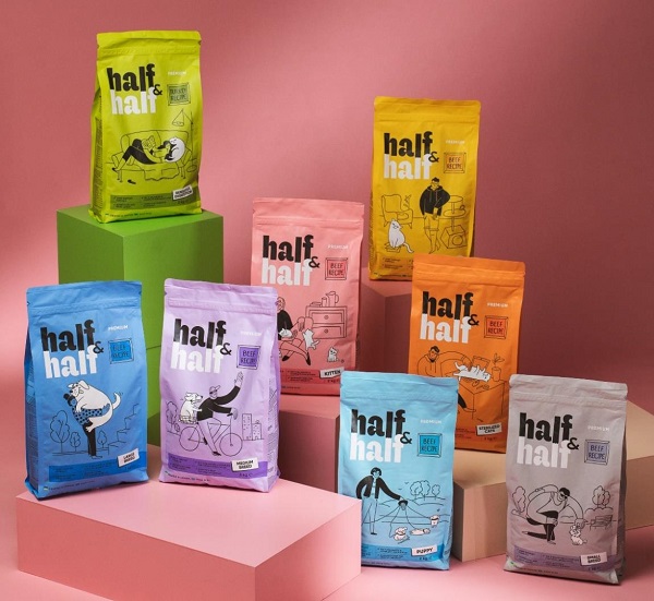 コンビ、栄養をぎゅっと閉じ込めた脱水肉採用のペットフード「ハーフ&ハーフ」を発売