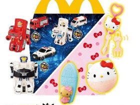 日本マクドナルド、ハッピーセット「特装合体ロボ ジョブレイバー/ハローキティ」などを期間限定販売