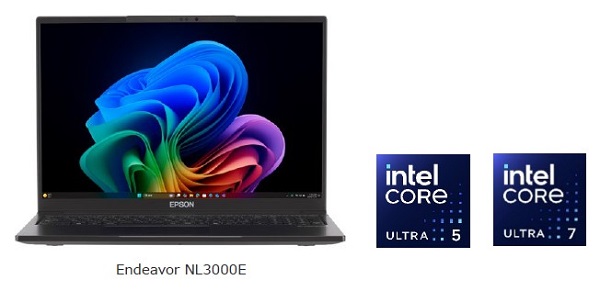 エプソンダイレクト、16型のCopilot+ PC「Endeavor NL3000E」を発売