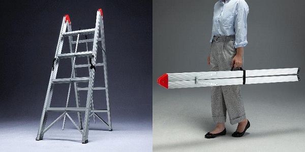 サンワサプライ、「サンワダイレクト」でスティック型折りたたみ4段脚立「150-SNCSTL62」を発売