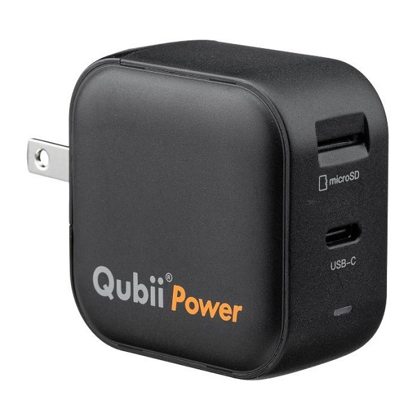 サンワサプライ、「サンワダイレクト」で自動バックアップ充電器「Qubii Power」の新色ブラックを発売
