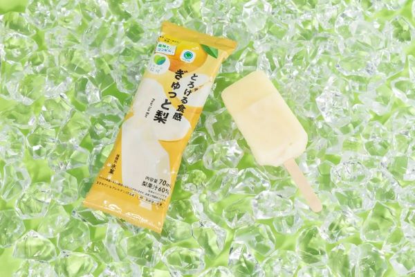 ファミリーマート、長野県産梨の果汁を60%使用した「とろける食感 ぎゅっと梨」を発売