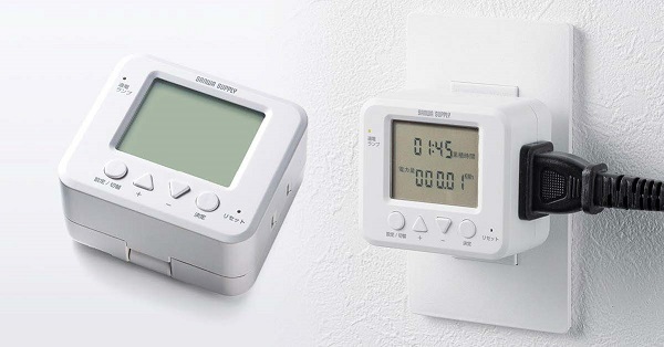 サンワサプライ、タイマー設定で電源をON/OFFできるデジタル式タイマーコンセントを発売