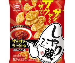 亀田製菓、「32g しゃり蔵（ぞう） ザクザクッ ラー油味」を期間限定発売